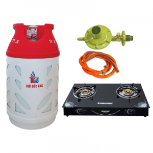 Bộ Bếp Gas Đôi Bình Nhựa Thủ Đức 12kg